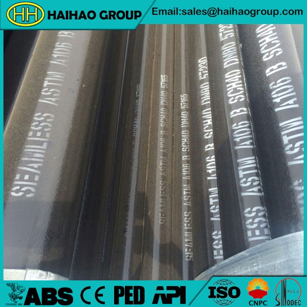 Seamless ASTM A106 B SCH40 DN80 Steel Pipe