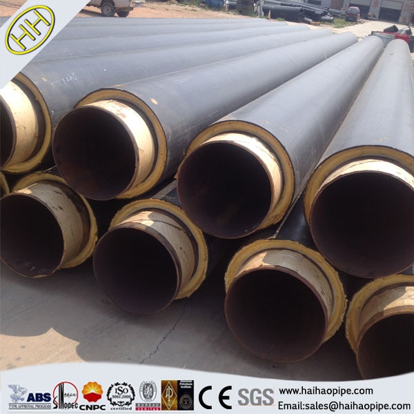 pre insulated steel carbon steel pipe