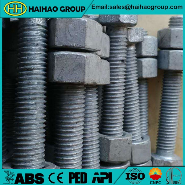 Hot Galvanizing Hex Bolt And Nut