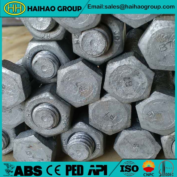 Hot Galvanizing Hex Bolt And Nut