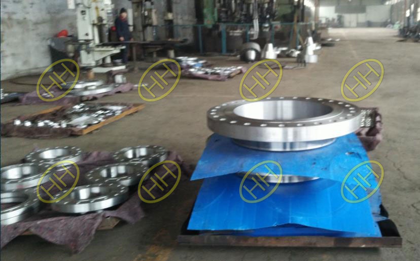 Haihao Flange Factory Finished High Pressue and Large Size Flanges On Time