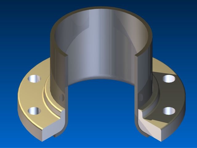 What is a lap joint flange/loose flange?