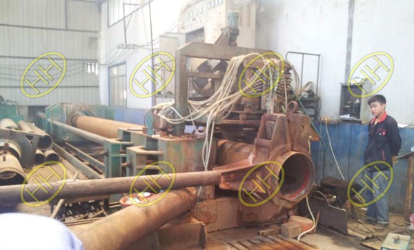 Haihao Factory is producing 180 degree pipe bends for Petro pipeline