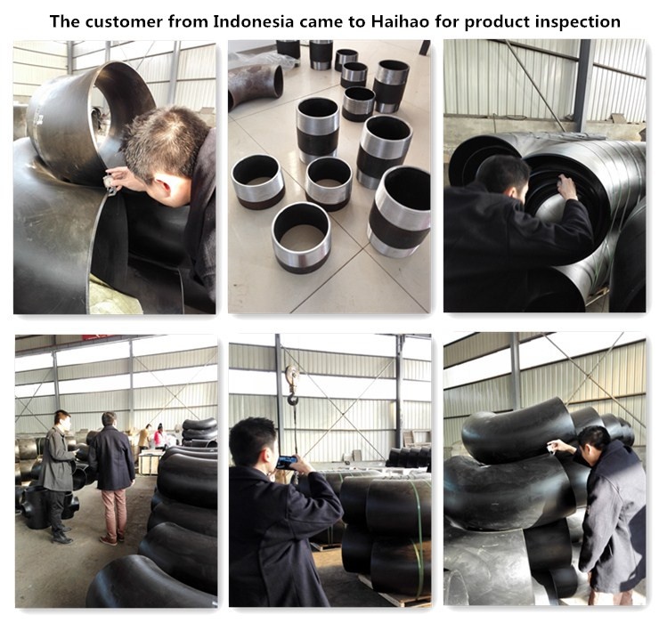 The customer from Indonesia came to Haihao for product inspection