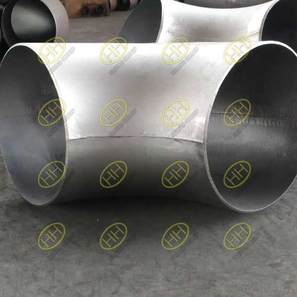 Manual welding large size elbow