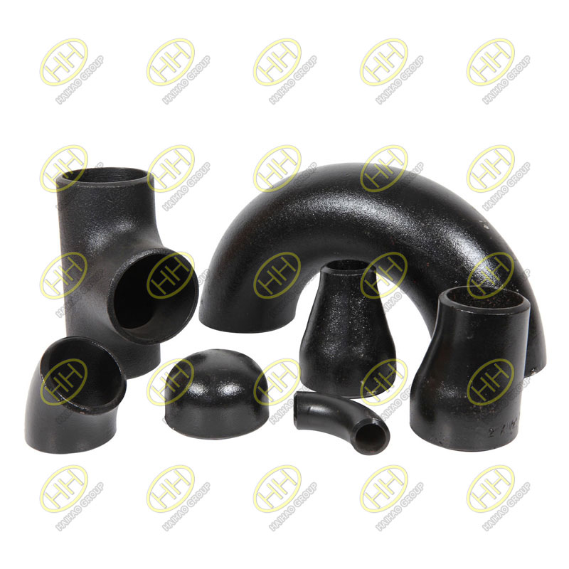 Carbon steel butt weld pipe fittings