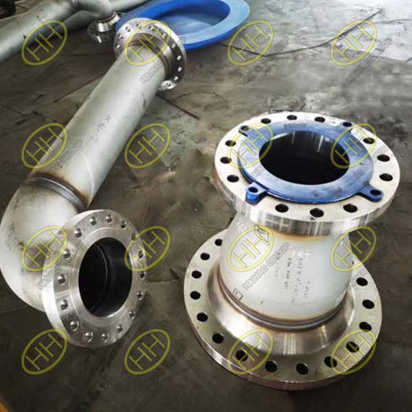 Manufacturing the DIN EN 1092-1 42 inch flanged elbow with Haihao Group