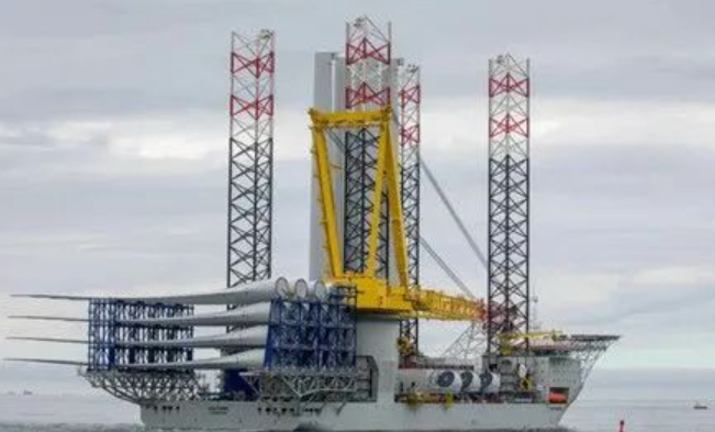 The world's largest wind turbine installation vessel