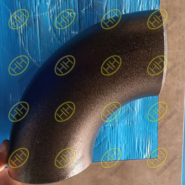DIN 2605-1 TYPE-3 ST 35.8-I long radius seamless 90° elbow supplied by Haihao Group