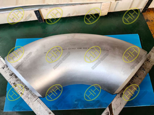 12 inch duplex stainless steel A815 S31803 90 degree long radius elbow