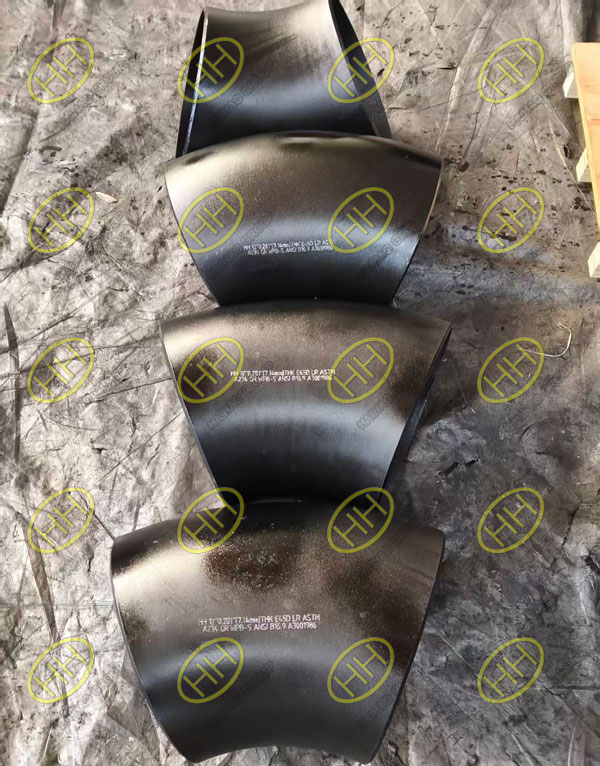45 degree long radius carbon steel elbows ASTM A234 WPB