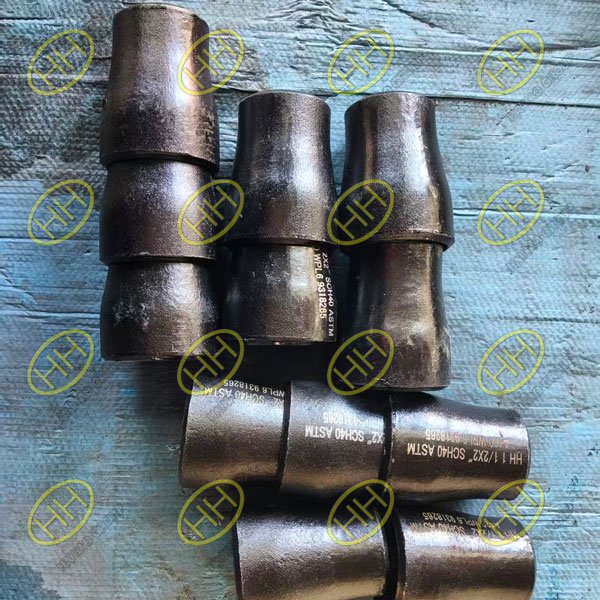 ASTM A420 WPL6 concentric reducers SCH40 ASME B16.9 low temperature pipeline project shipment to Kazakhstan