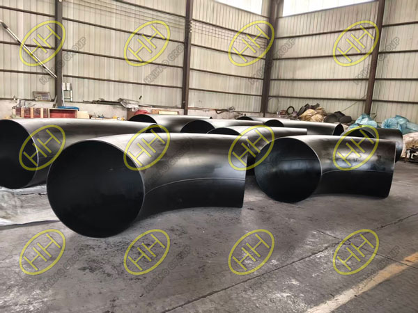 44 inch ASME B16.9 large diameter welded elbow A234 WPB