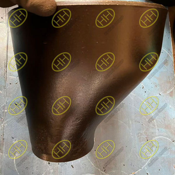 ASME B16.9 ASTM A234 GR.WPB eccentric reducer manufactured by Haihao Group