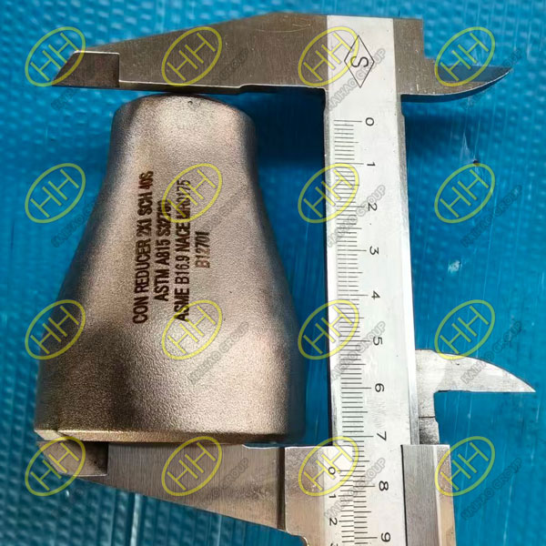 ASME B16.9 S32750 concentric reducer ready for shipment