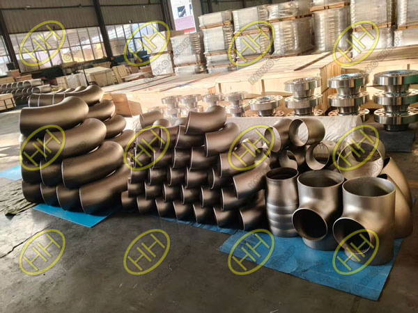 stainless steel 316L butt weld elbows reducers and tees ready for shipment to UAE