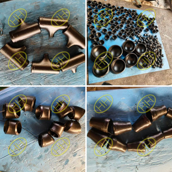 Carbon steel pipe fittings elbows tees reducers Haihao Group export