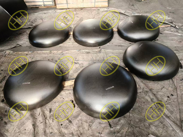 ASTM A285 Grade B seamless pipe cap 800mm manufactured by Haihao Group