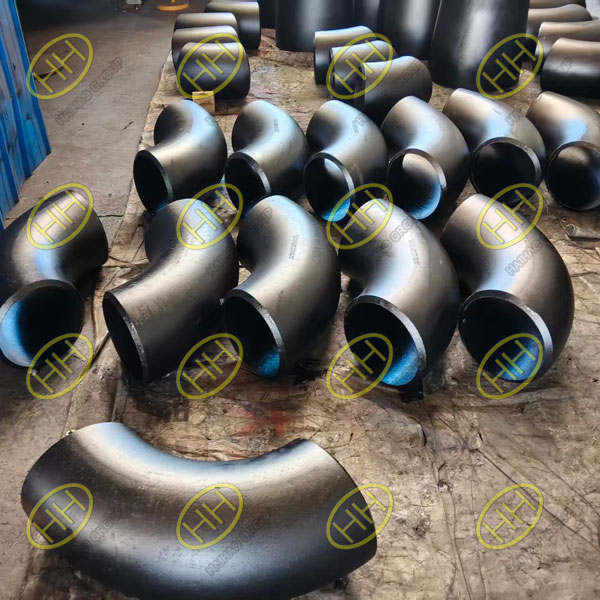 ASTM A234 WPB 45 degree and 90 degree long radius elbows manufactured by Haihao Group