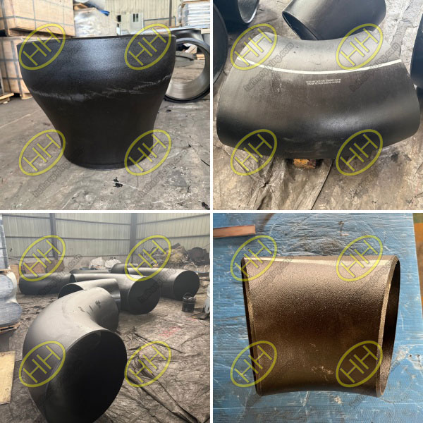 ASME B16.9 ASTM A234 WPB fitting manufacturer shipping sour service seamless and welded elbows, reducers, and tees