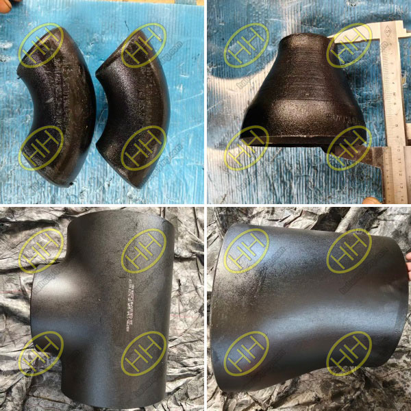 MSS SP-75 WPHY65 pipe fitting manufacturer shipping high yield elbows and ASME B16.9 carbon steel reducers to Singapore