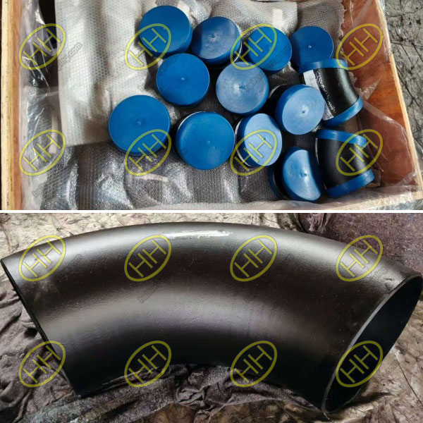 A234 WPB seamless long radius pipe elbows with 10°,20°,30°,45°,90° angles, 6 inch STD and 30 inch XS for Malaysia industrial piping project
