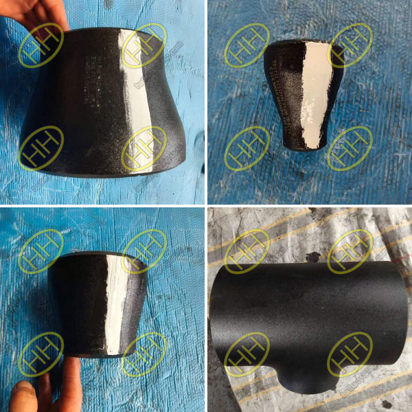A420 WPL6 seamless concentric reducer and reducing tee ASME B16.9
