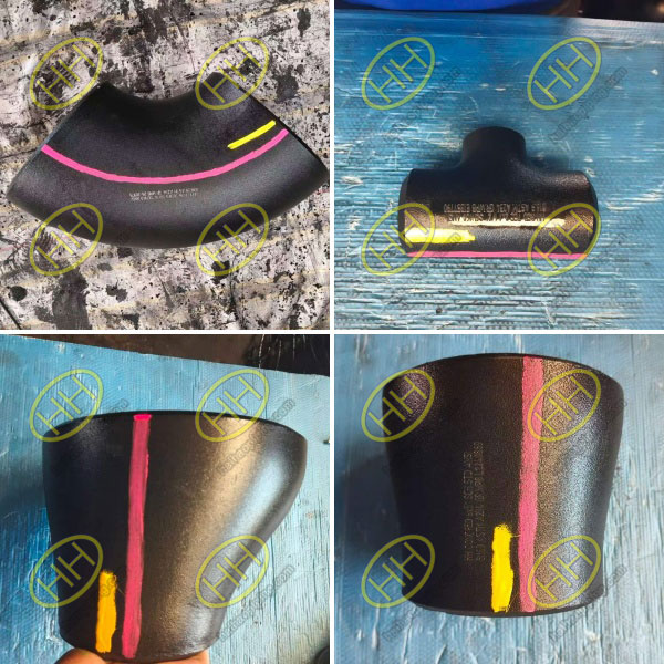 ASME B16.9 ASTM A234 WPB seamless carbon steel elbow tee reducer
