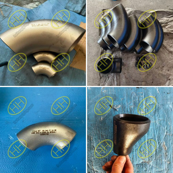 ASME B16.9 ASTM A403 WP304L stainless and ASTM A420 WPL6 low temperature carbon steel pipe fittings manufactured by Haihao Group